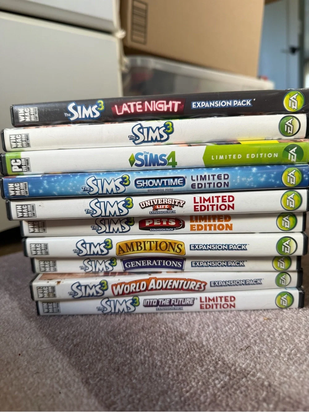 The Sims 3 Expansion & Sims 4 Pack Collection